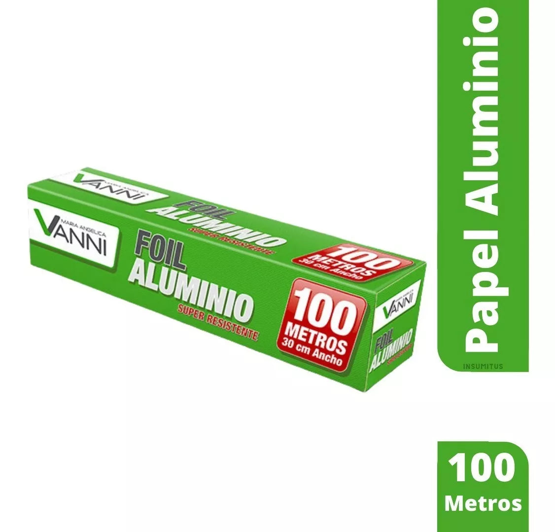 Rollo De Aluminio Foil 30 X 100mt Vanni