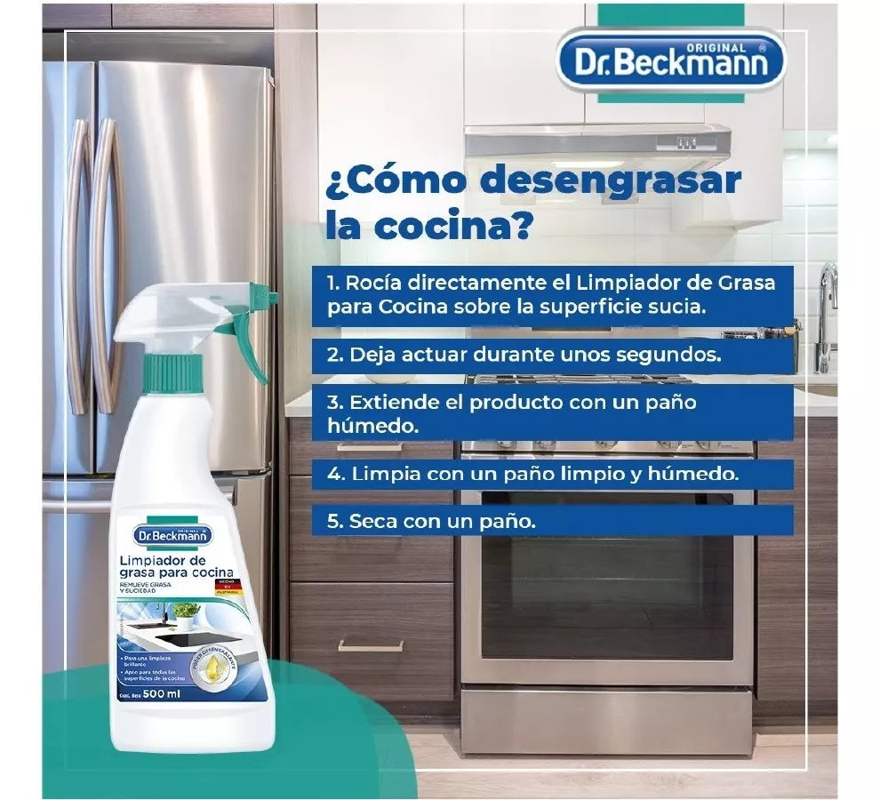 Limpiador De Grasa Para Cocina 500ml Dr.Beckmann