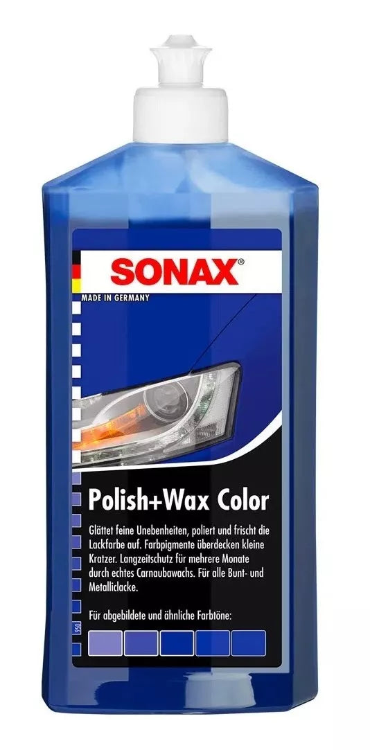 Cera Para Auto Con Pulimiento polish wax cera azul 500ml Sonax