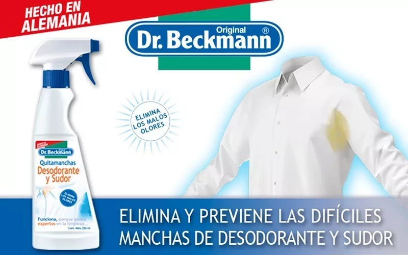 Quitamanchas Desodorante y Sudor 250ml  Dr.Beckmann