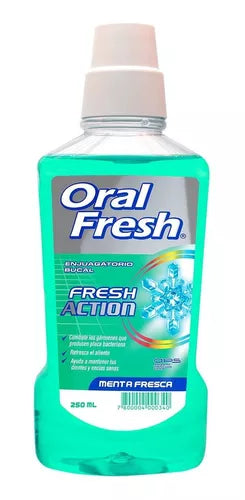 Enjuague Bucal Fresh Action 250ml Oral Fresh