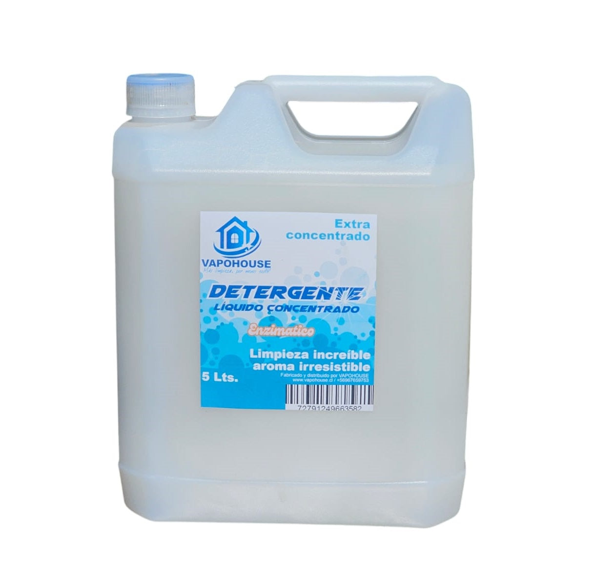 Detergente Liquido Enzimatico 5L Vapohouse