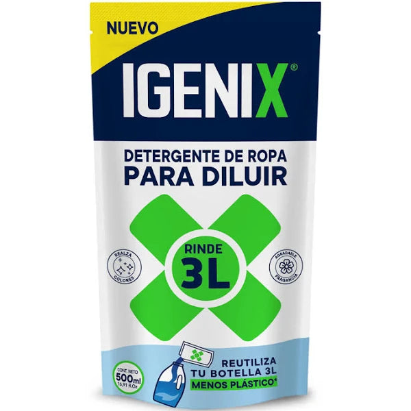 Detergente Liquido Igenix Para Diluir 500ml