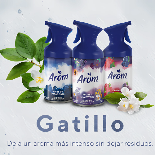 Aromatizante Ambiental Gatillo Flores Silvestres 250ml Arom