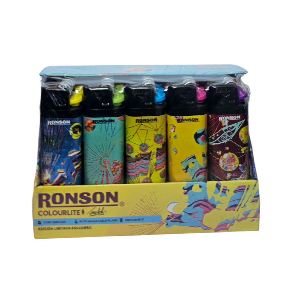 Pack 20u Encendedor Colourlite Escudero 1un Ronson