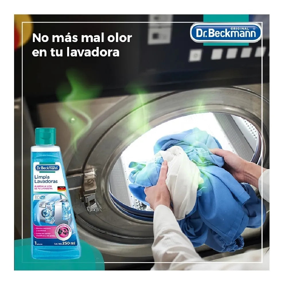 Limpia lavadora Dr. Beckmann Funciona dejando tu lavadora