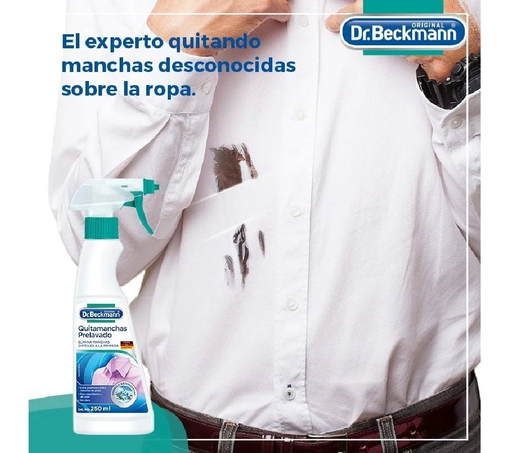 Quitamanchas Prelavado Con Cepillo 250ml Dr.Beckmann