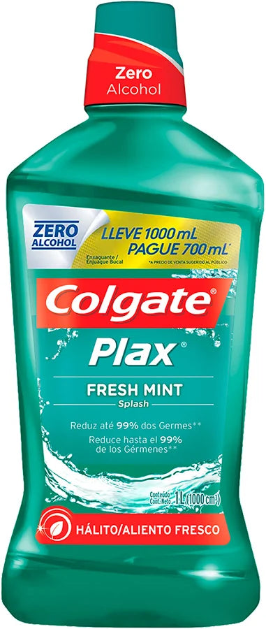 Enjuague Bucal Plax Fresh Mint1L Colgate

