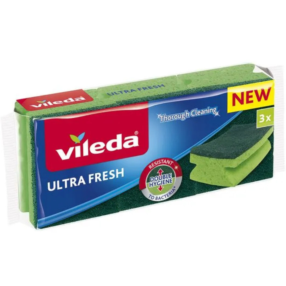 Esponja Acanalada Ultra Fresh X3 Vileda