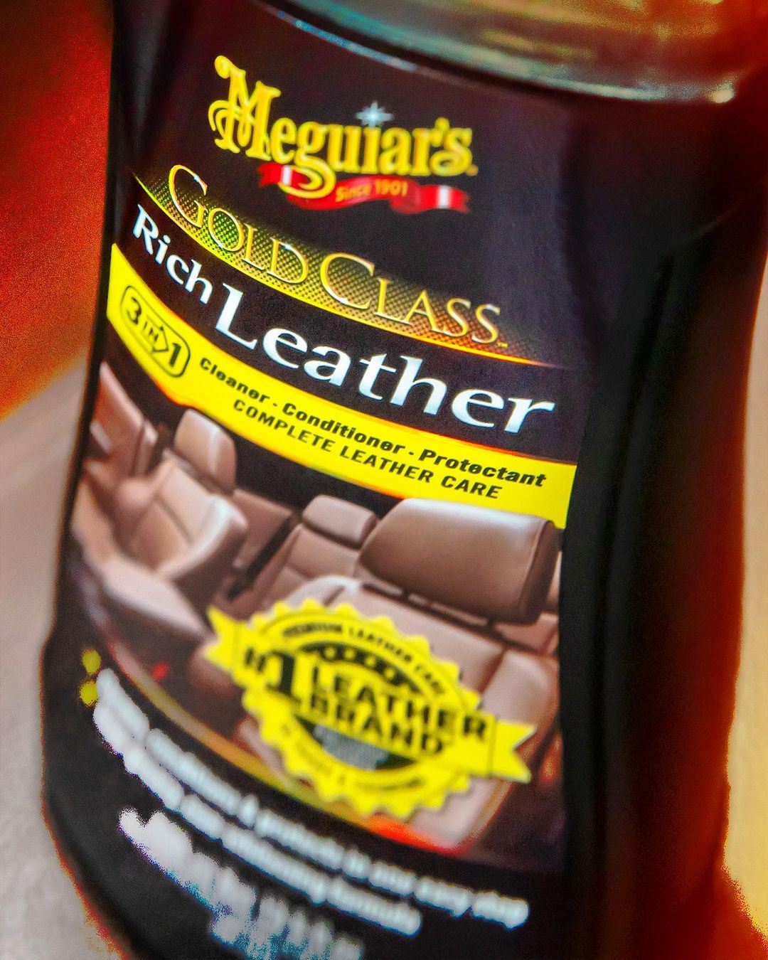 Limpiador De Cueros Gold Class Rich Leather Gel 400ml (G17914) Meguiar’s