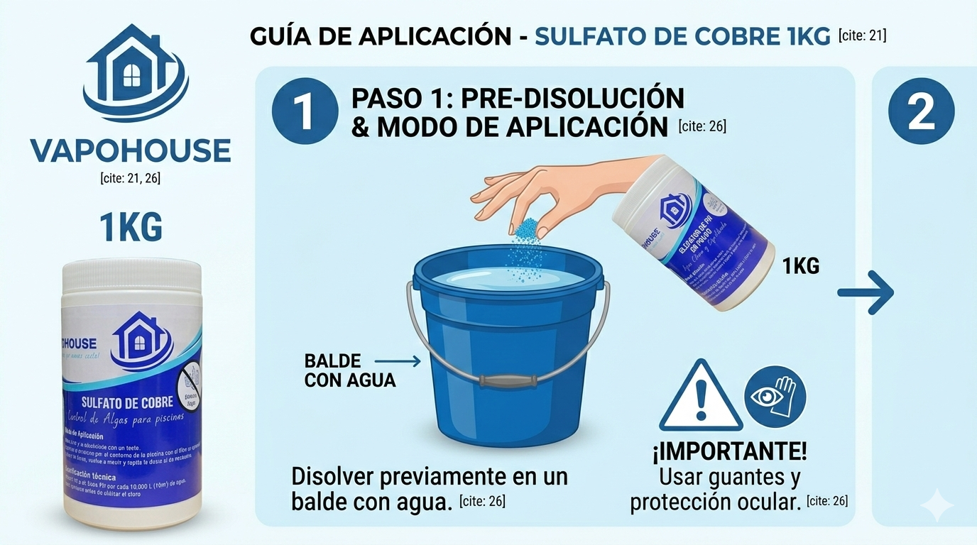 Sulfato De Cobre 1K Vapohouse