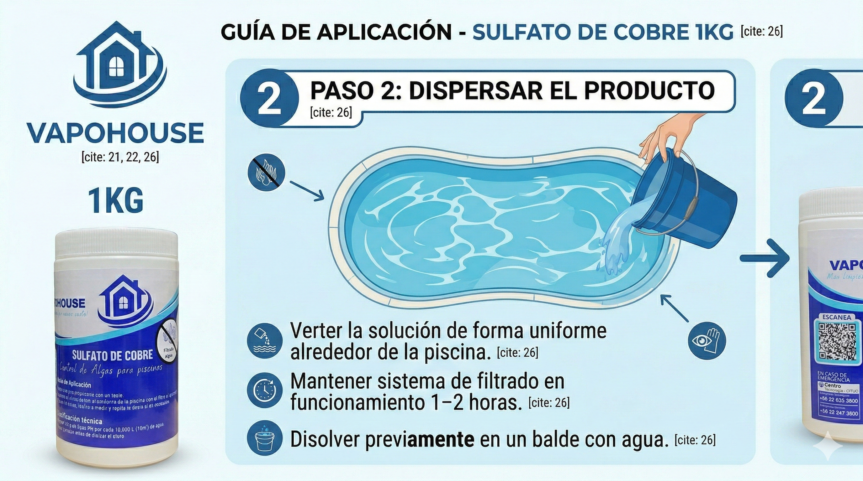 Sulfato De Cobre 1K Vapohouse