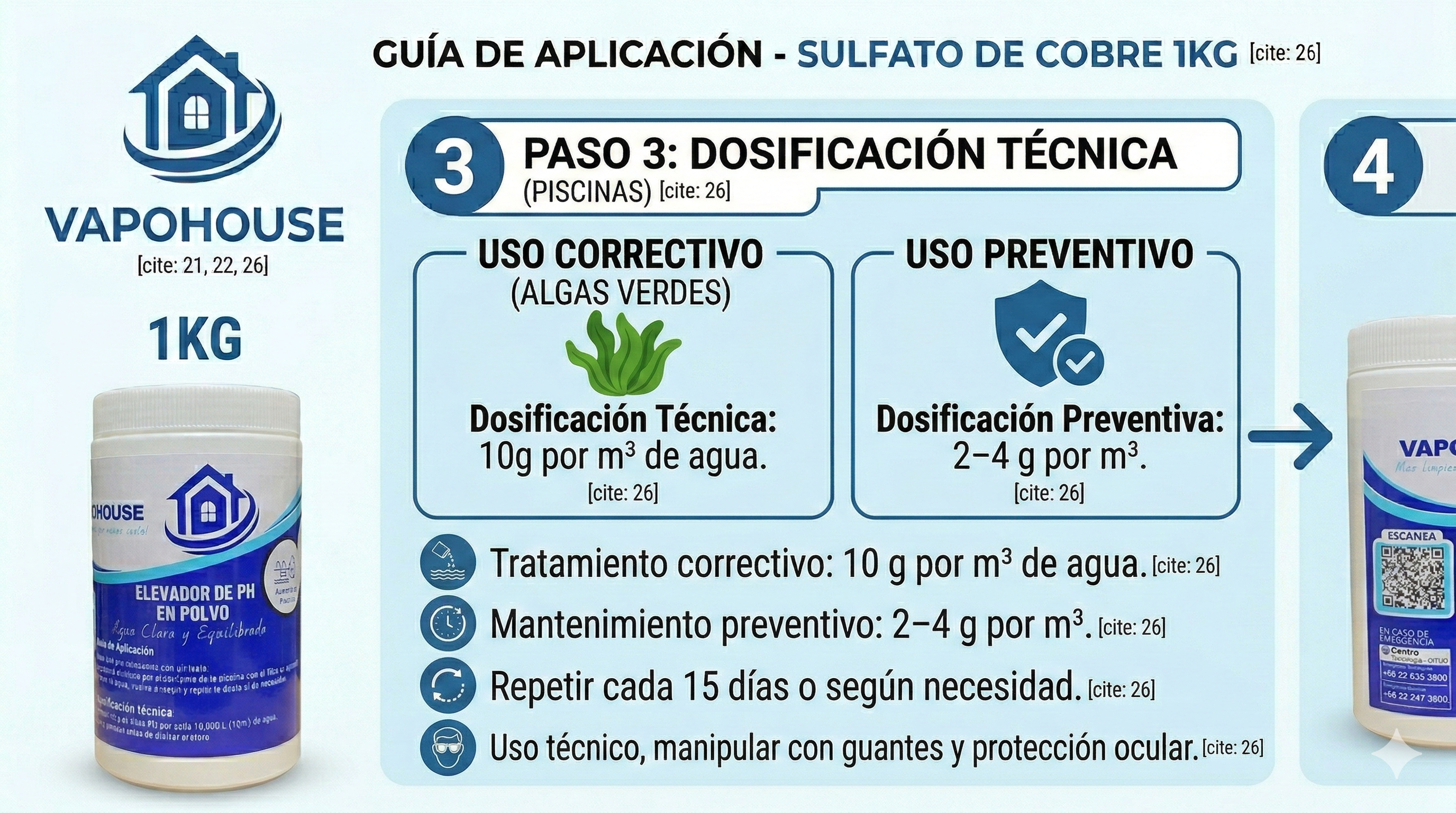 Sulfato De Cobre 1K Vapohouse