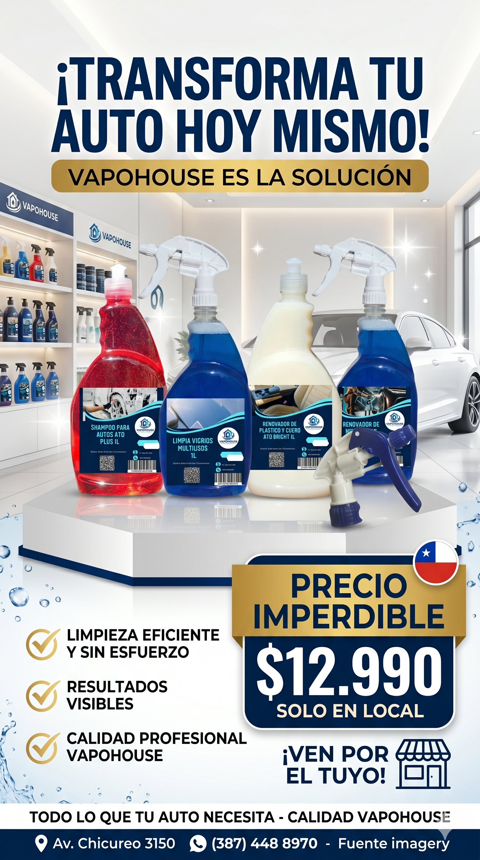 Kit Auto 360° Vapohouse"