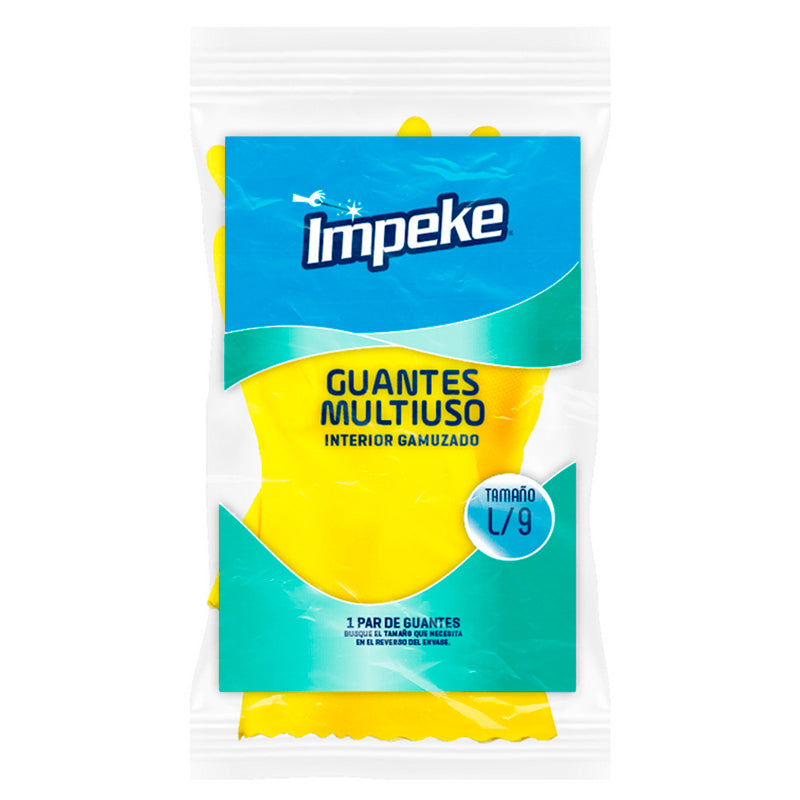 Guante Latex Multiuso Tallas Impeke L