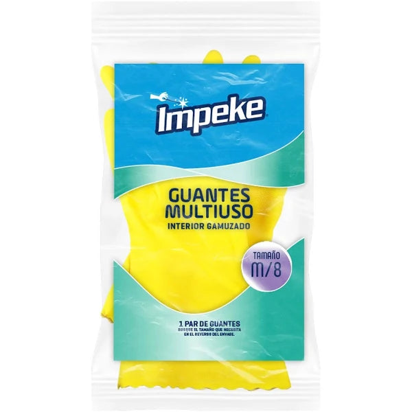 Guante Latex Multiuso Tallas Impeke M