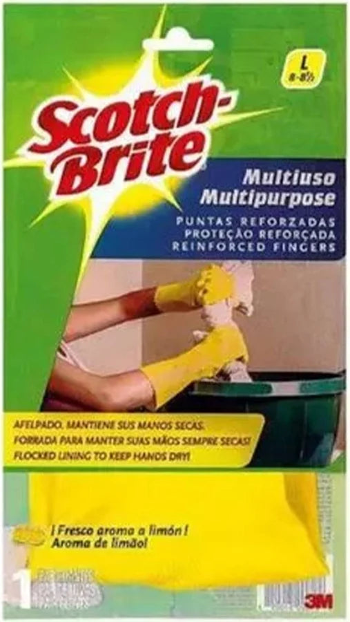 Guante Multiuso Puntas Reforzada  L Scotch Brite