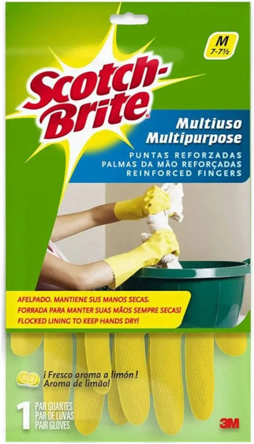Guante Multiuso Puntas Reforzada  M Scotch Brite