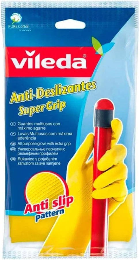 Guante Multiuso Super Grip Antislip Tallas L;M;S Vileda