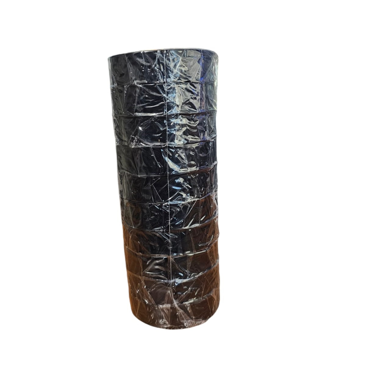 Pack 10u Cinta Aislante Pvc 19mm x 20 mts Negro Lexo