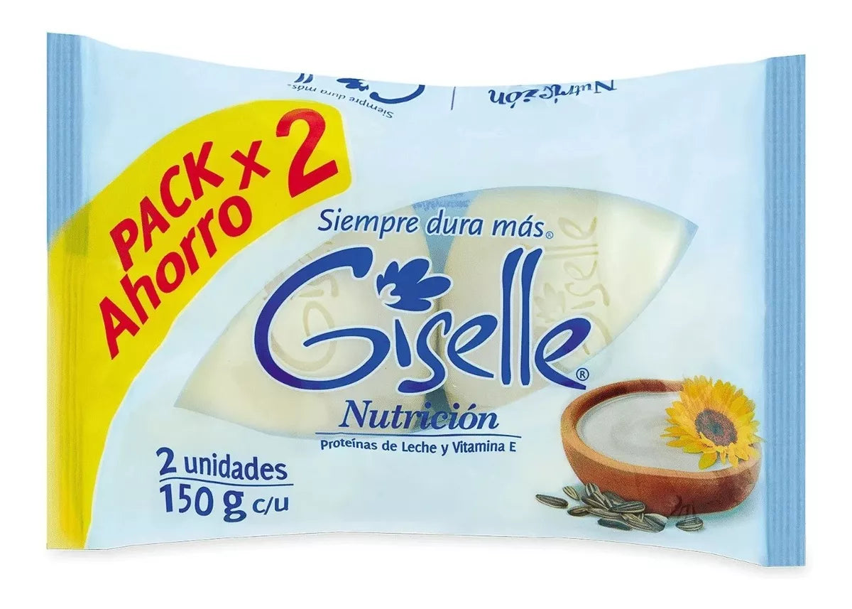 Jabón en Barra Giselle Nutricion Pack 2 300g Popeye