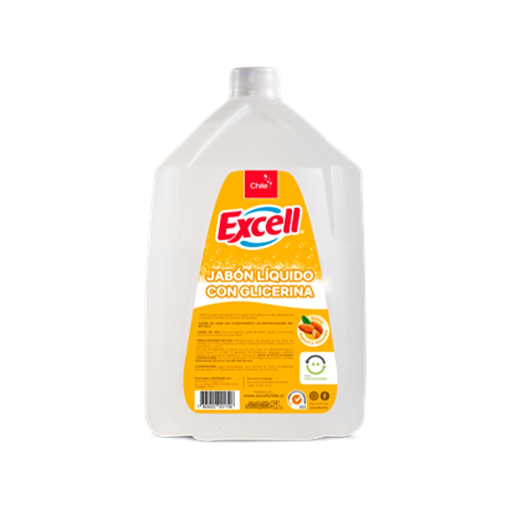 Jabon Liquido Con Glicerina  Yoghurt Y Almendra 5l Excell