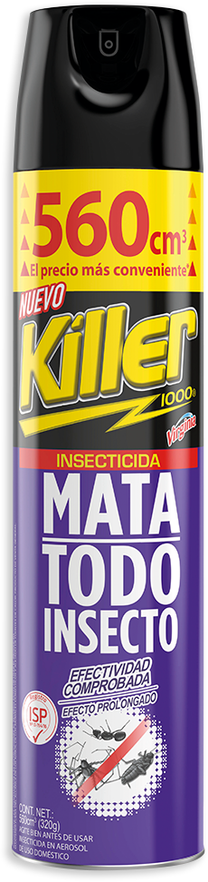 Insecticida Aerosol Mata Todo Insecto 560cm³ killer