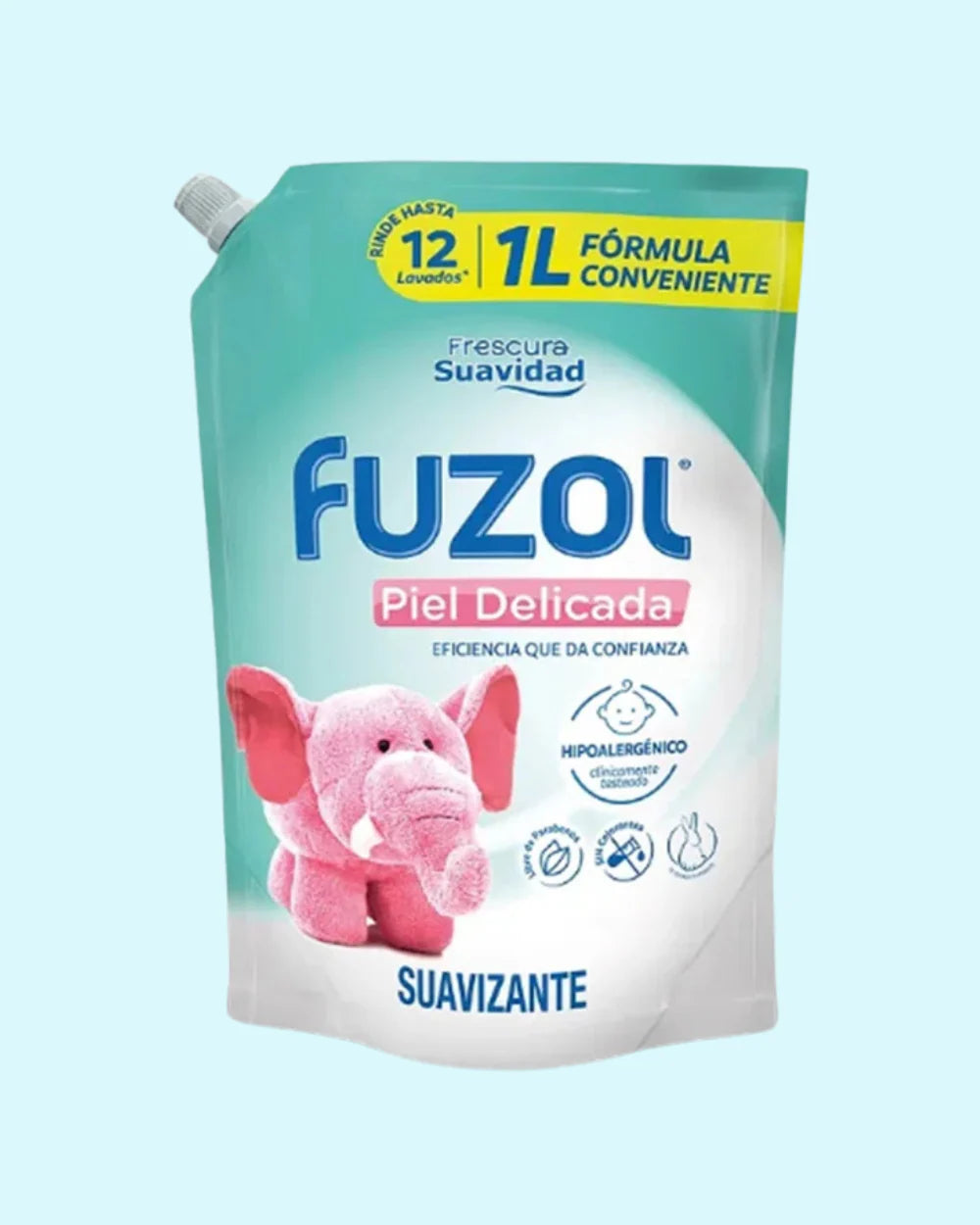 Suavizante Liquido Piel Delicada Doypack 1 Lt Fuzol