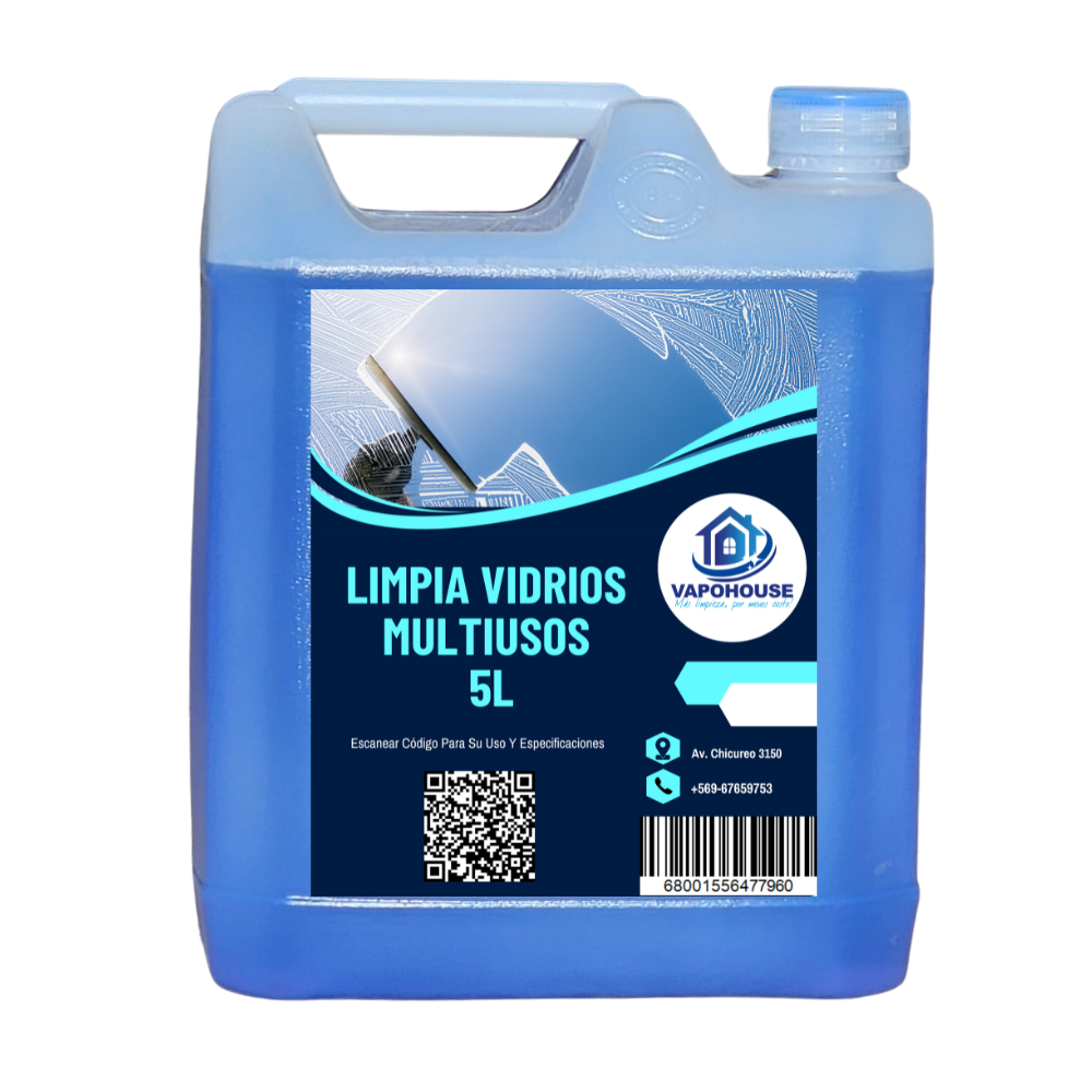 Limpia Vidrios Multiusos  5L Vapohouse