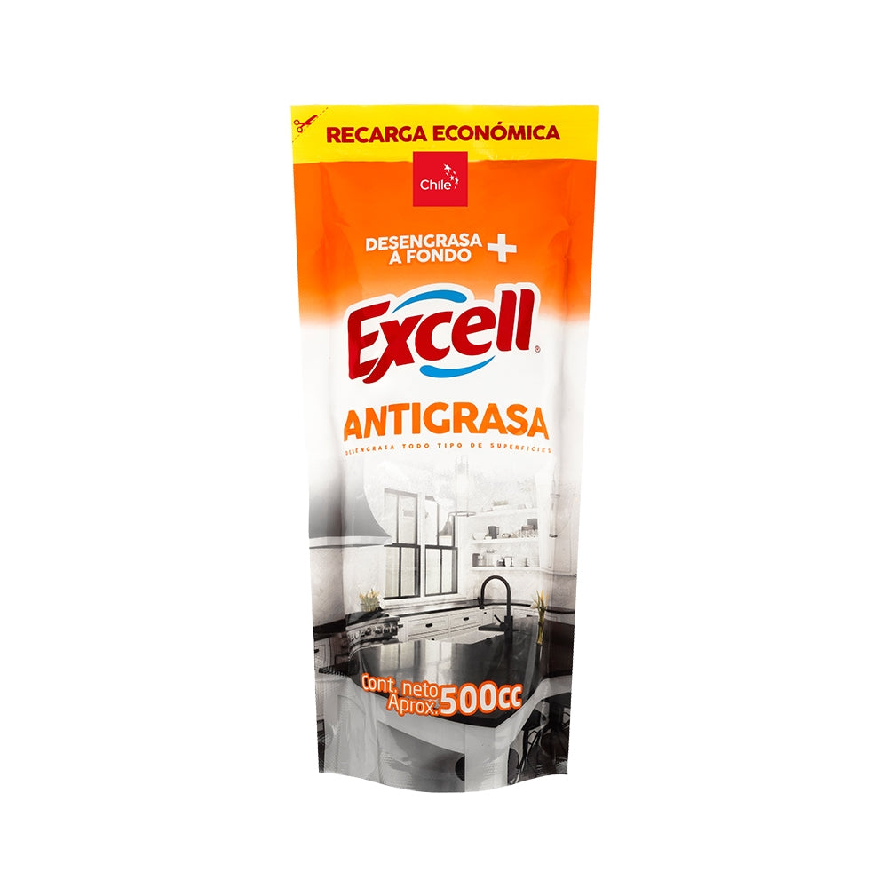 Limpiador Antigrasa Doypack 500cc Excell