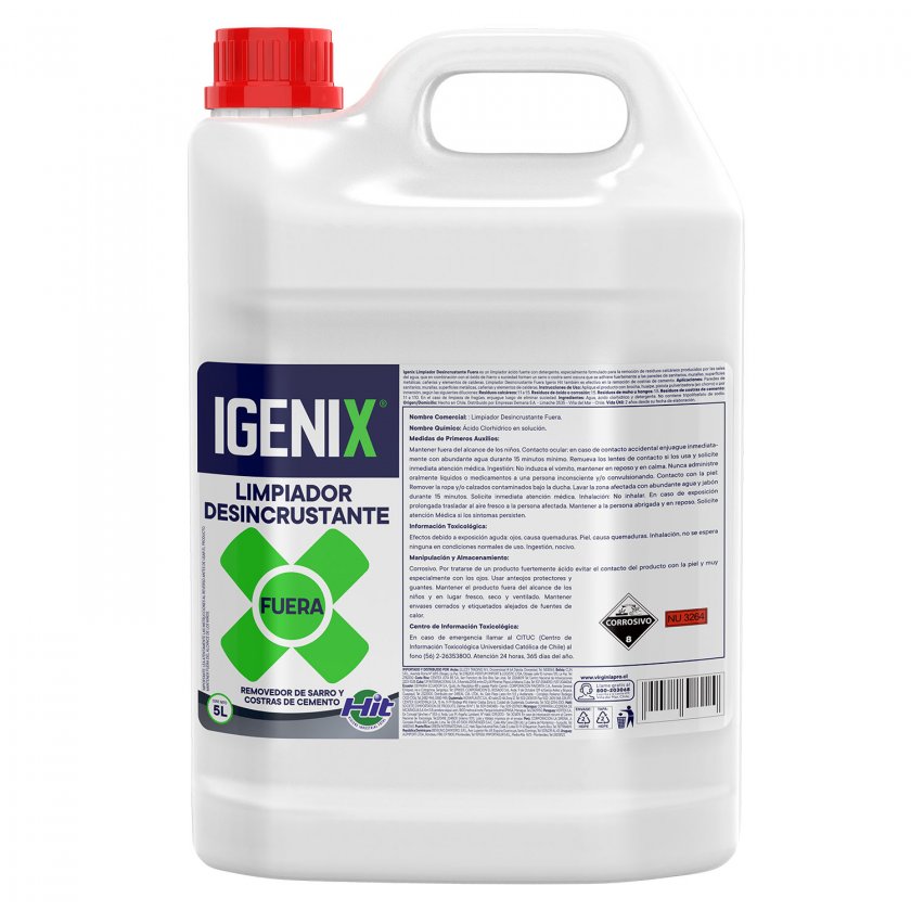 Limpiador Desincrustante Sarro Fuera 5L Virginia