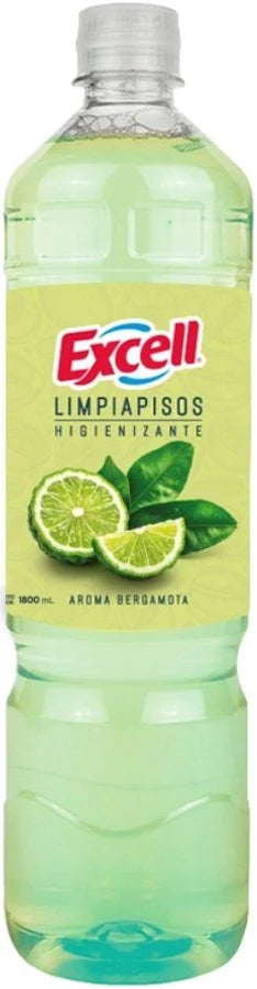 Limpiador Desinfectante Amonio Bergamota 1800ml Excell 