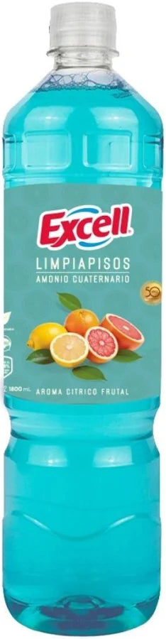 Limpiador Desinfectante Amonio Citrico Frutal 1800ml Excell