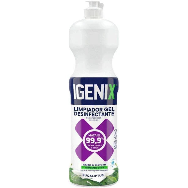 Limpiador Desinfectante Amonio Gel Euslipto 900ml Igenix