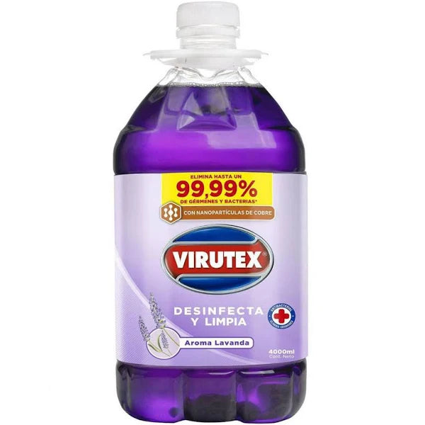 Limpiador Desinfectante Lavanda 4L Virutex