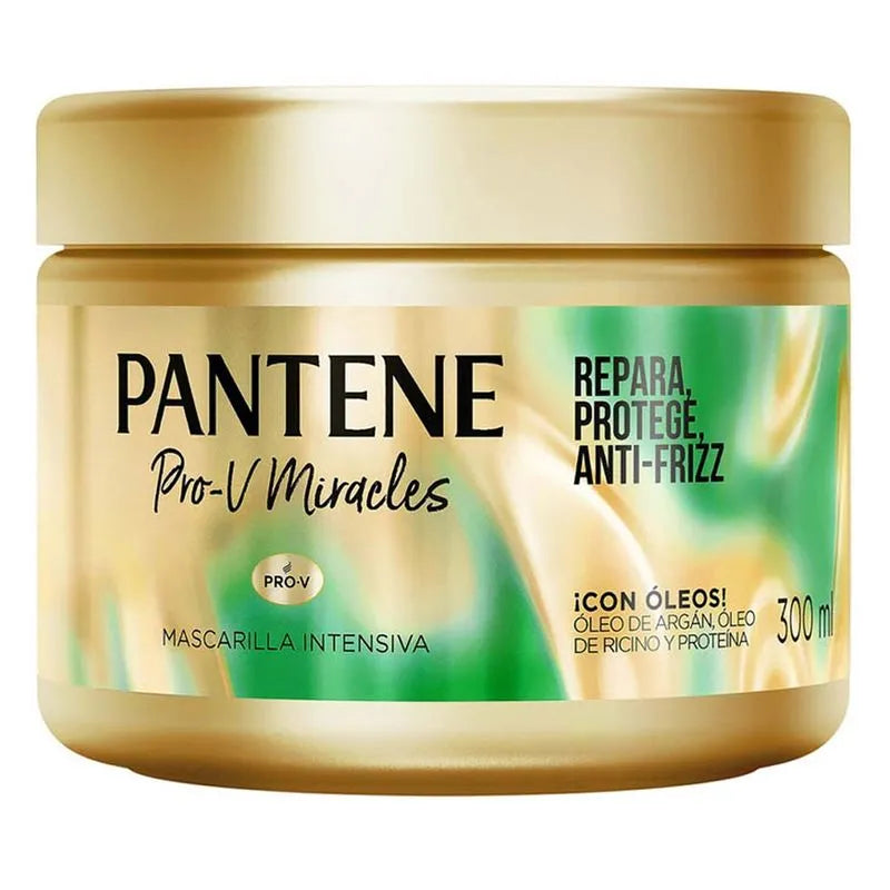 Mascarilla Intensiva Pro V Miracles Repara Y Protege Anti Frizz 300ml Pantene