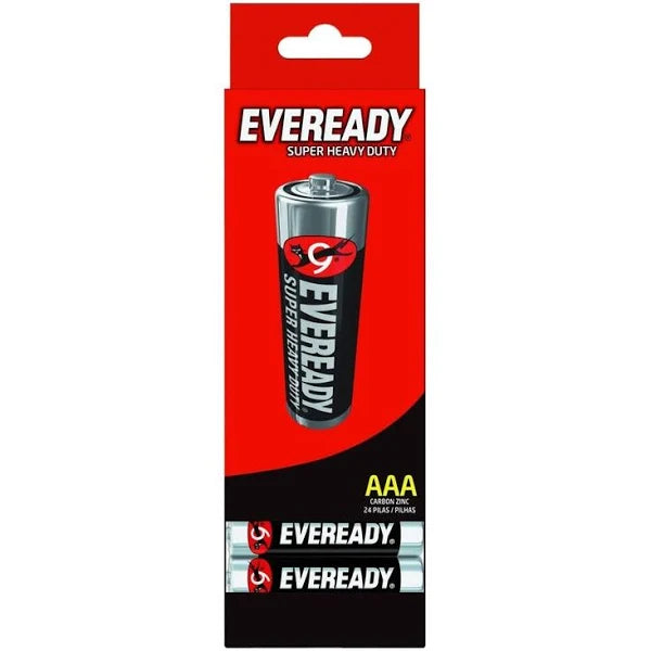 Pack 24 Pilas Alcalina 1.5V AAA 1un Eveready
