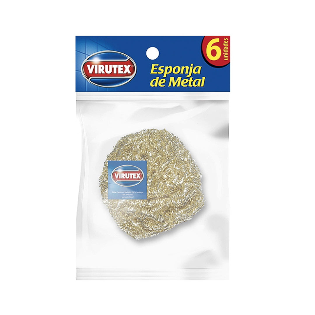Pack 6u Esponja Dorada Orotex 1u Virutex (copia)