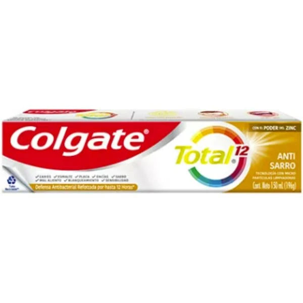 Pasta Dental total 12 Antisarro 150ml(196g) Colgate