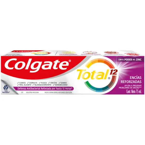 Pasta Dental total 12 Encias Reforzadas 150ml(196g) Colgate