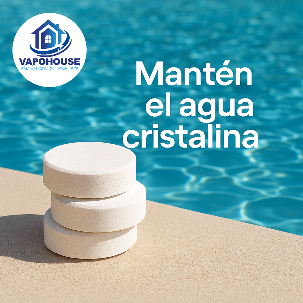 Pastillas De Cloro Triple Accion  Para Piscina 1k Vapohouse