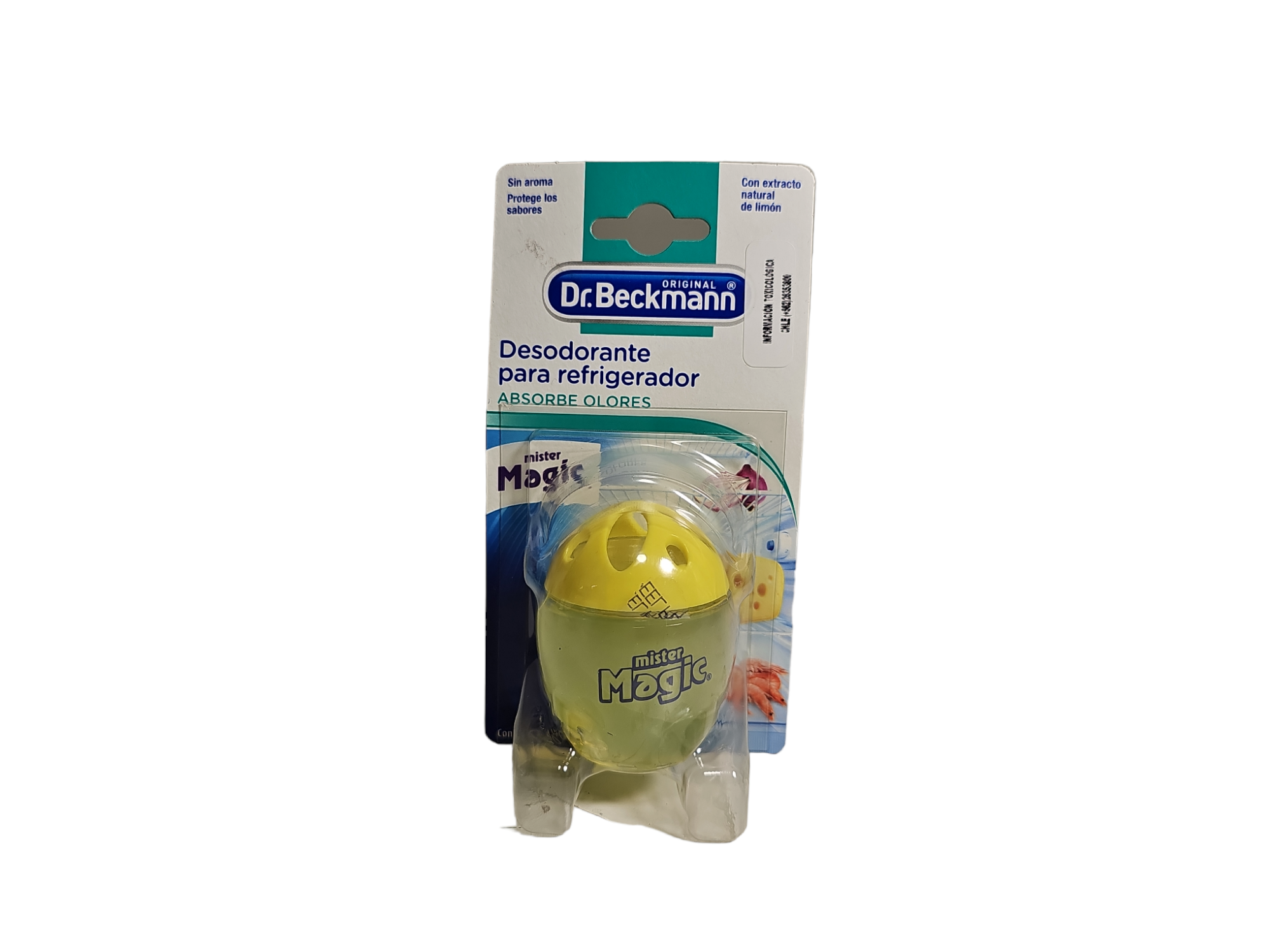 Absorbe Olores Refrigerador Limón Dr. Beckmann – 40 g – Ecleanchile