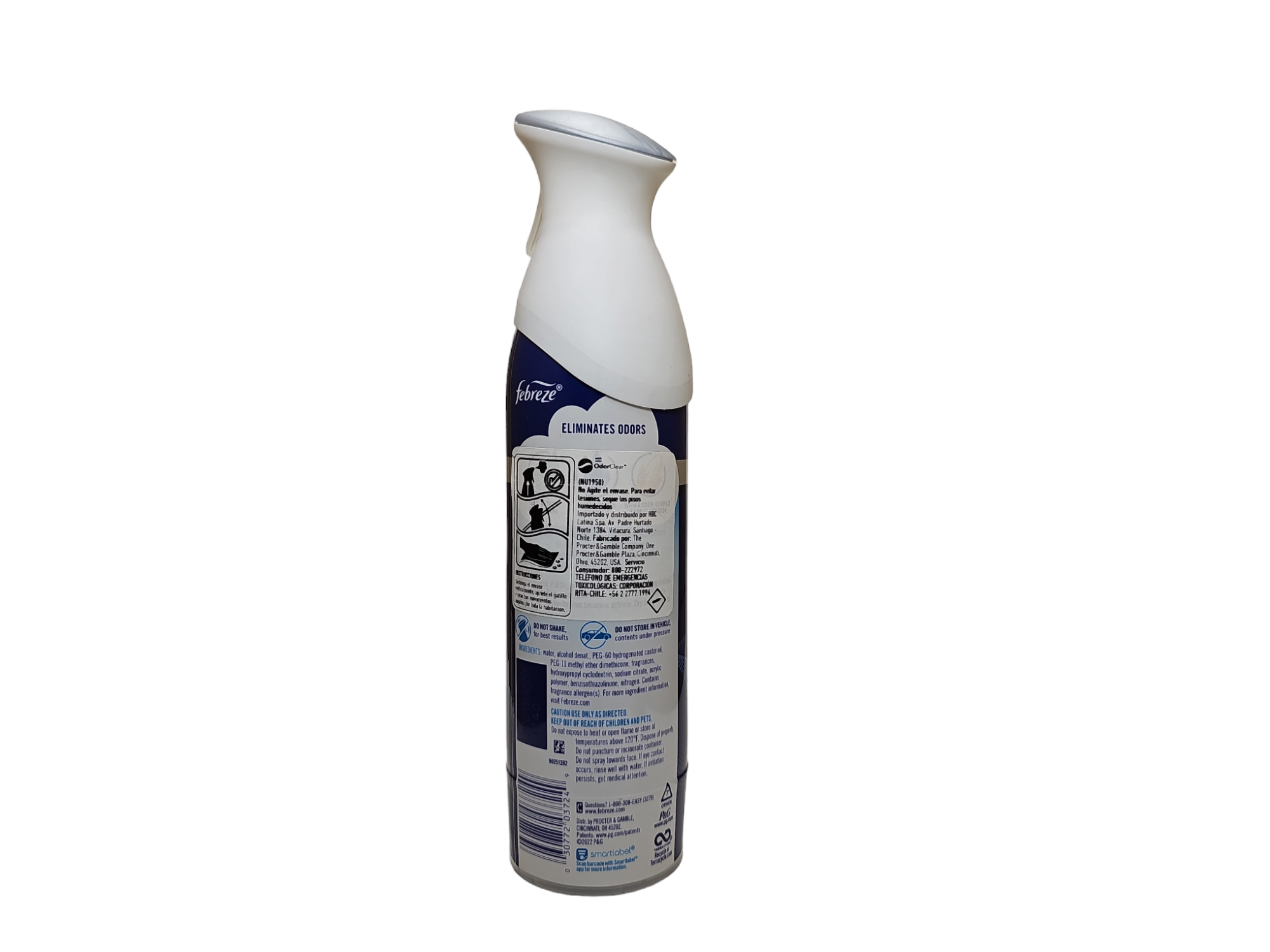 Aromatizante Ambiental Febreze Air 250g Hygienic Clean