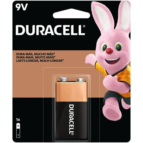 Pilas Alcalinas 9V 1u Duracell