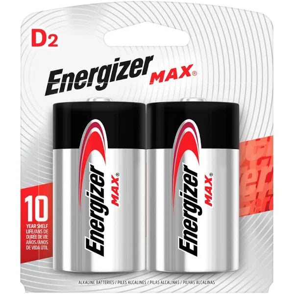 Pilas Alcalinas Max 1.5V D2 2u Eveready