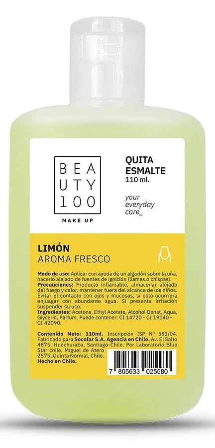 Quitaesmalte Limon 110ml Beauty