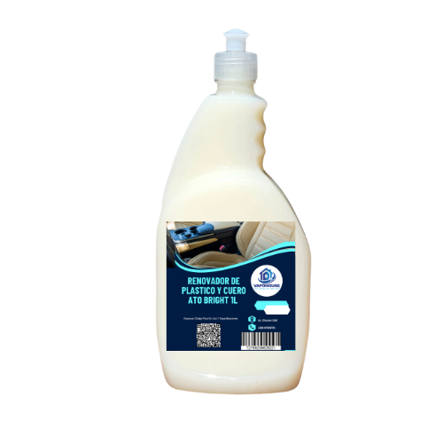 Renovador De Plastico Y Cuero Ato Bright 1L Vapohouse