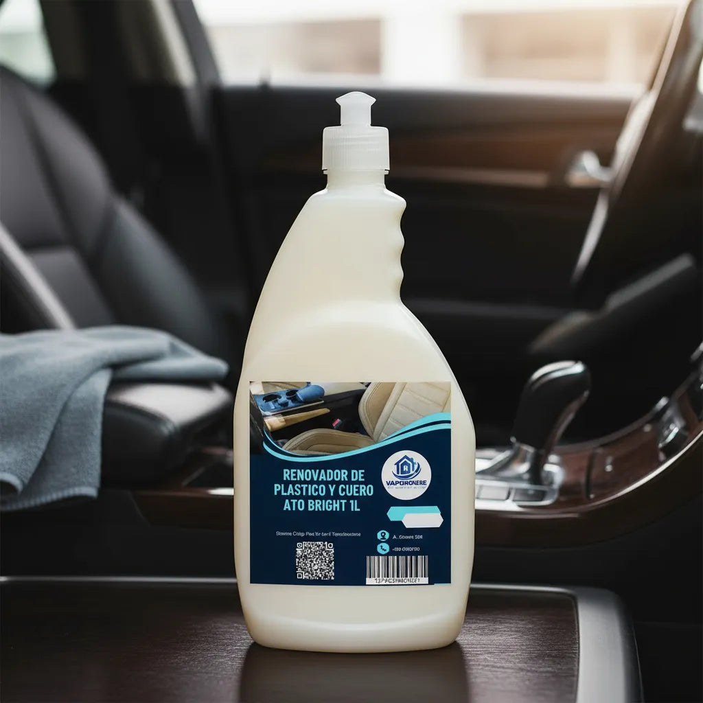 Renovador De Plastico Y Cuero Ato Bright 1L Vapohouse