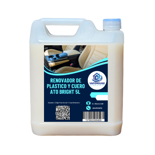 Renovador De Plastico Y Cuero Ato Bright 5L Vapohouse