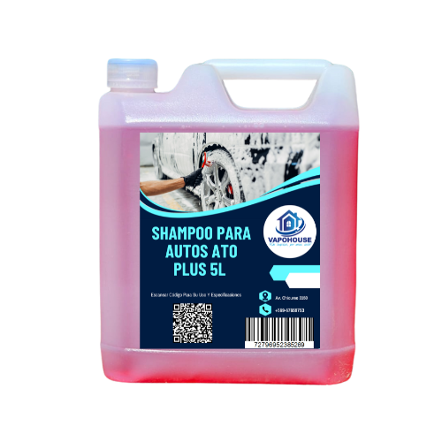 Shampoo Para Autos Ato Plus 5L Vapohouse